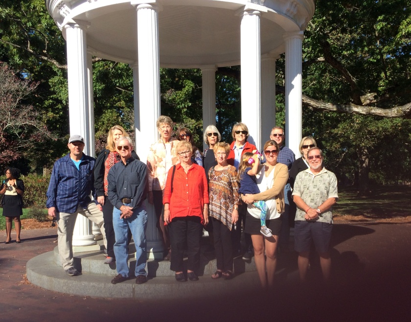 Barbee cousins at the Old Well (me, too)